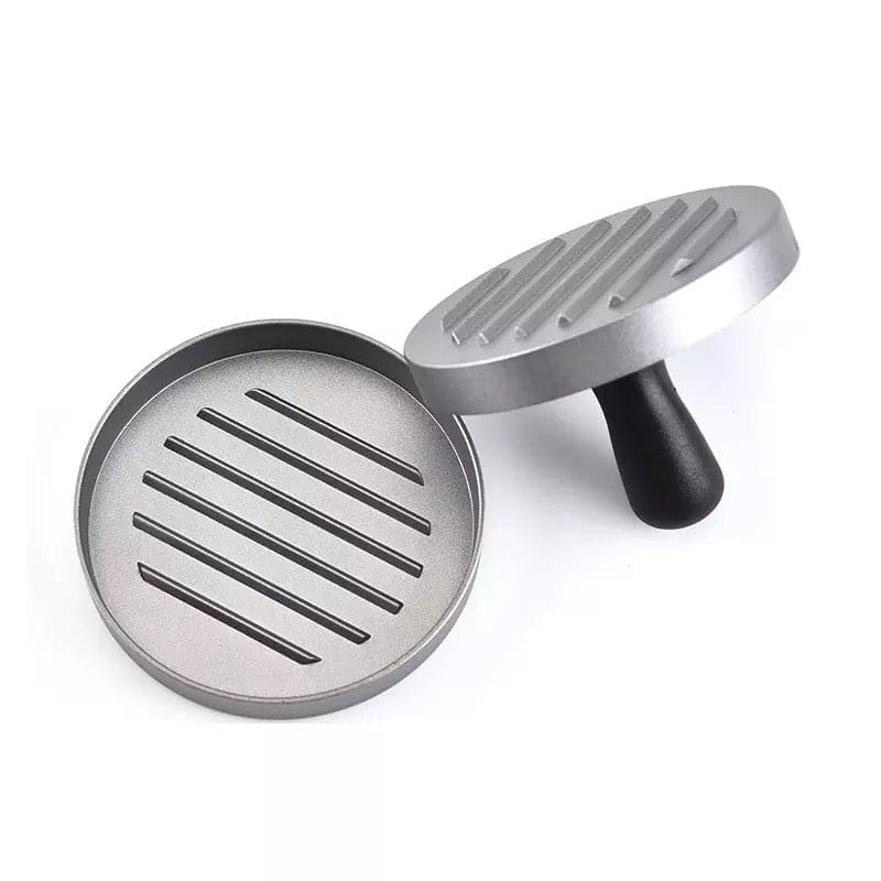 Round Patty Presser, Non-Stick Aluminum Burger Patty Maker, Patty Mold for Smashed Burger, Beef Veggie BBQ Barbecue Grill