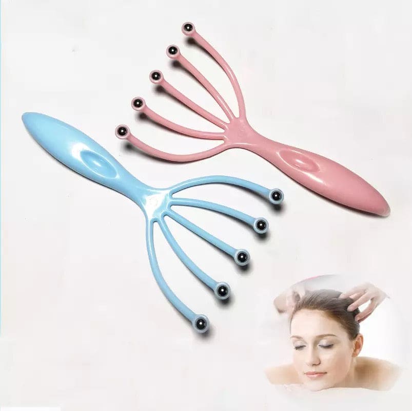 Massage Relaxation Five Finger Head Massager, Steel Ball Head Massager, Nine Claw Head Massager