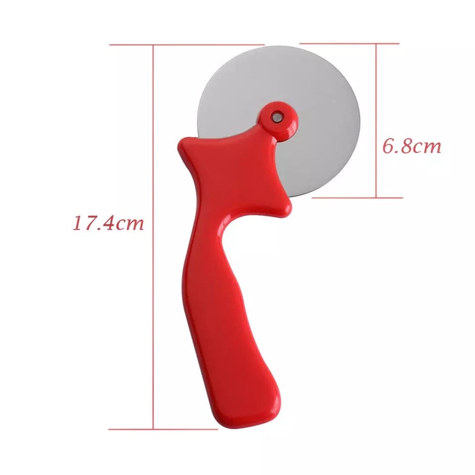 Stainless Steel Pizza Knife, Single Wheel Pizza Cut Tool, Kitchen Cake Tool, Super Sharp Pizza Slicer