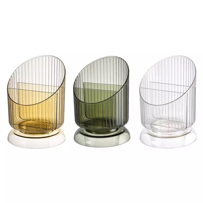 Luxury Striped Lines Pen Holder, Lipstick Brush Pen Holder, Women Make Up Brush Holder, Makeup Brush Pot, Lipstick Stand, Stationary Holder for Women