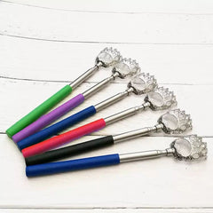 Stainless Steel Telescopic Back Scratcher, Claw Portable Massager, Anti Itch Self Massager, Hackle Hand Telescopic Back Scratcher,  Bear Claw Extendable Telescoping Itch Sticks
