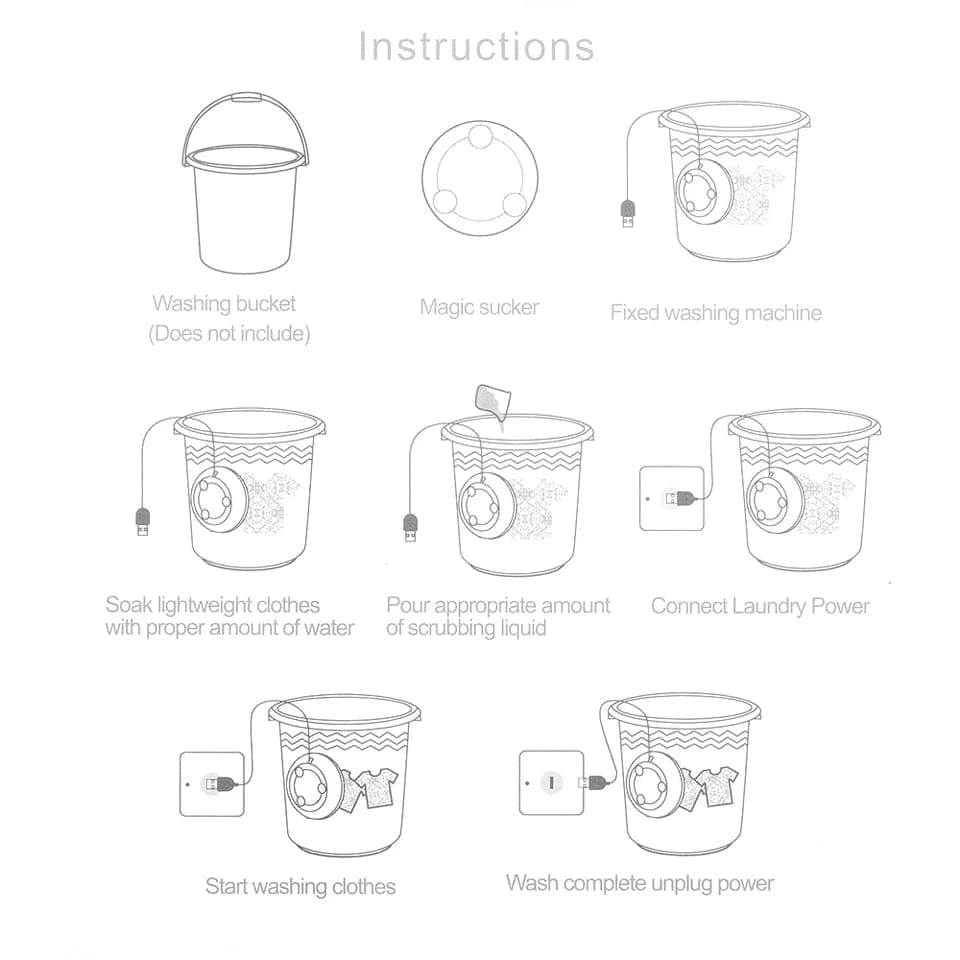 2 in 1 Ultrasonic Turbo Washing Machine, Portable Travel Washer, Air Bubble And Rotating Mini Ultrasonic Washing Machine,  Portable Removes Dirt Washer, USB Cable Machine for Travel
