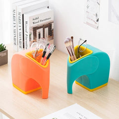 Model Elephant Pen Holder, Tissue Box Home Decoration For Living Room, Children's Desk Decor, Pen Holder Container for Bedroom Dressers, Multifunctional Tissue Box Cover