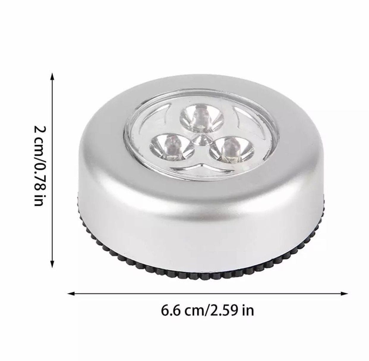 Touch Type Car Reading Light Trunk Touch And Tap Light, Creative Round Paste Type Night Light, Bedroom Beside Lamp