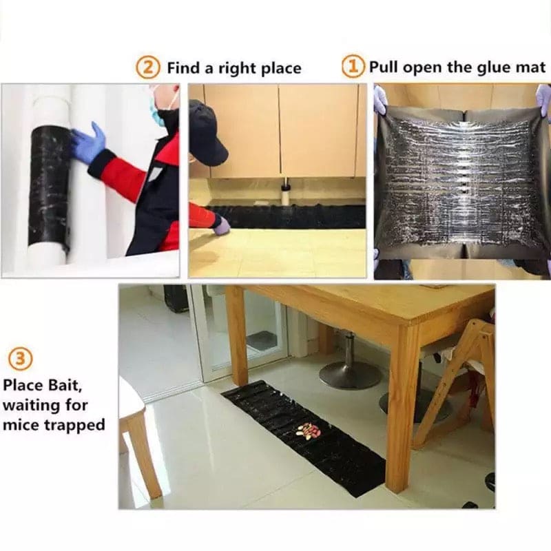 Sticky Rat Blanket, Super Glue Rat Magic Carpet, Large Size Rat Sticker, Household Insect Artifact, Mice Mouse Rodent Glue Traps Board, Mice Catcher Trap