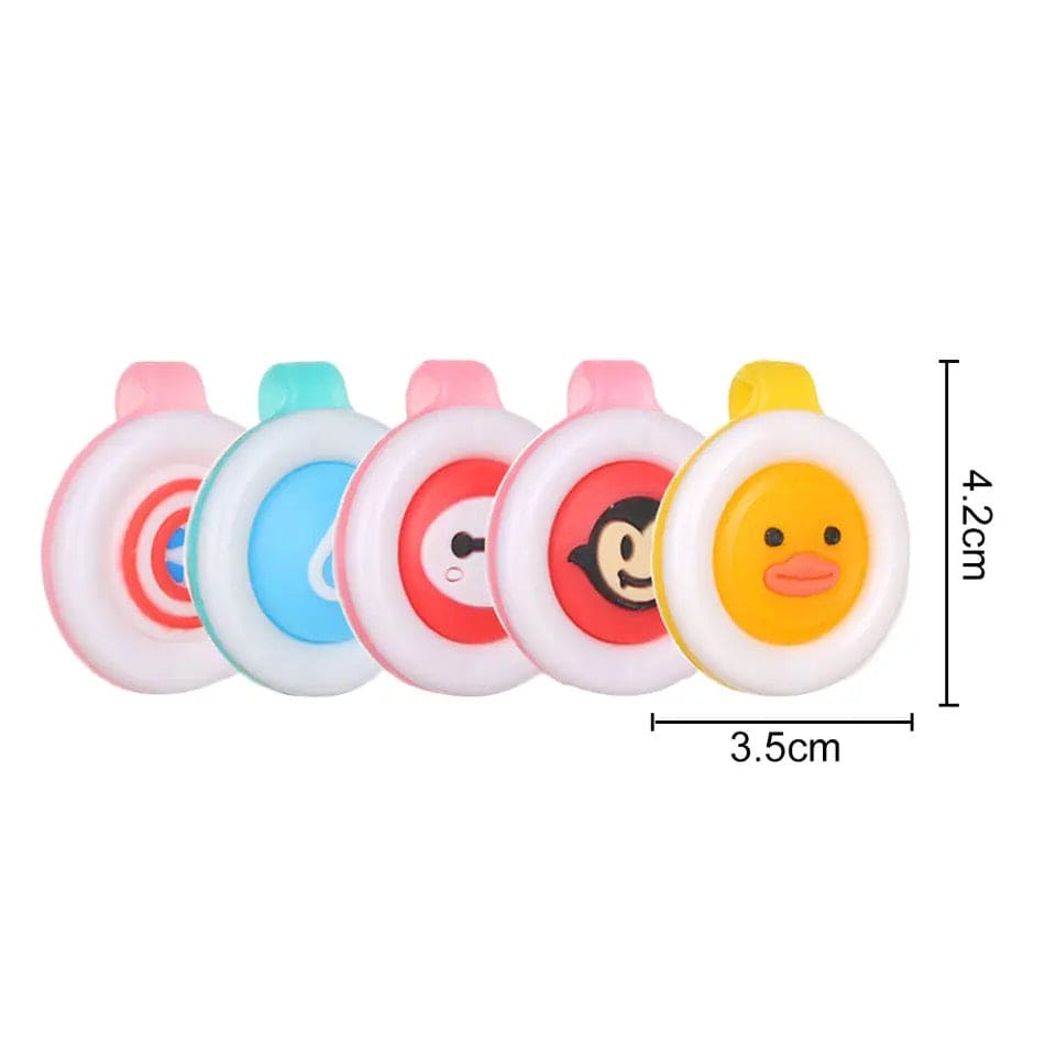 Baby Anti Mosquito Buckle, Plant Essential Oil Mosquito Clip, Toddler Flies Repellent Clips, Portable Mosquito Repellent Buckle For Outdoor, Waterproof Child Mosquito-proof Clamps, Cartoon Mosquito Repellent Button, Mosquito Repellent Clips For Household