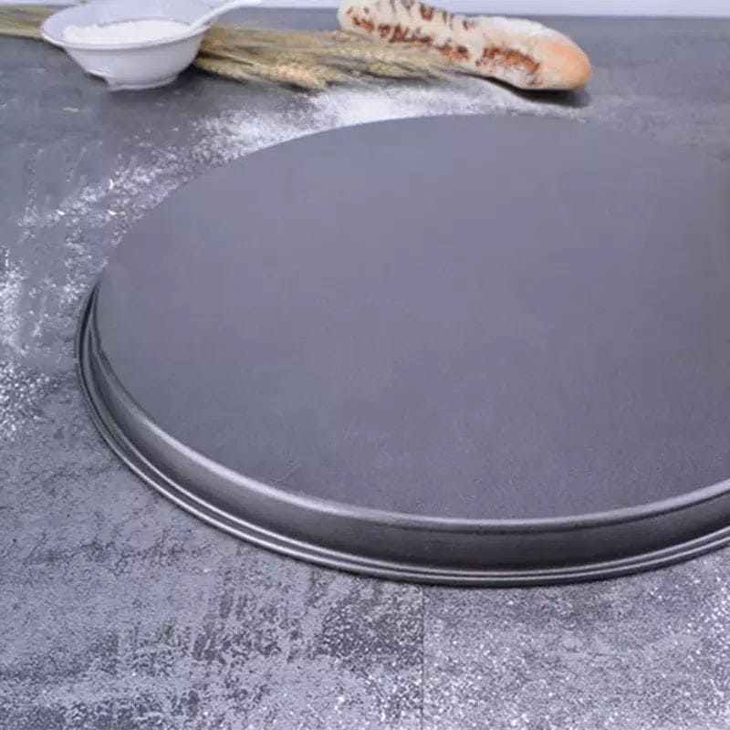 Non-Stick Pizza Pan, Round Pizza Pan Deep Dish Tray, Carbon Steel Non Stick Mold Baking Tool