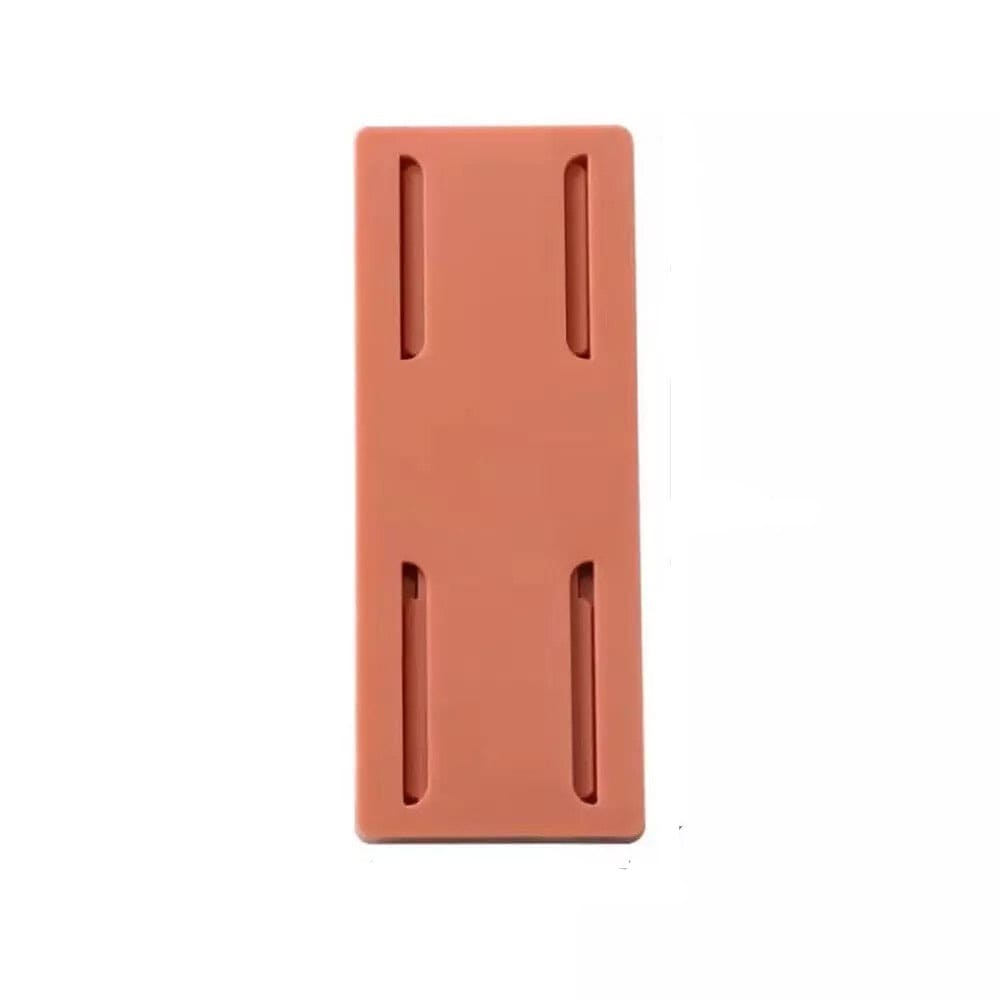 Socket Holder, Power Strip Holder, Fixator Wall Mounted Self Adhesive Holder, Desktop Socket Fixer Cable Organizer, Wall Hanging Power Strip Holder, Traceless Wall Mounted Cable Seamless Strip Holder, Surge Protector Fixator