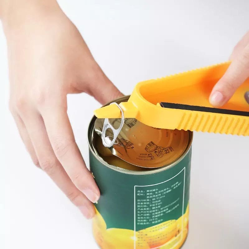 Creative Multifunctional Jar Opener, Bottle Cap Opener, Easy Twist Opening Tool, Cap Opening and Tightening Device, Rotating Multi-Purpose Lid Opener, Effortless Hand-Held Tin Can Bottle Opener