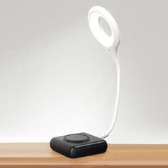 Smart Voice Control Night Light, Dormitory Bedside Lamp, Eye Protection Saving Energy Desk Lamp, Freely Foldable Desk Lamp, USB Reading Table Lamp, Ring Eye Care Led Light, Study Reading Night Light