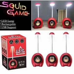 Squid Game Usb Reading Table Lamp, Portable Desktop Night Light Lamp, Study Reading Desk Lamp, Nightstand Lamps for Bedroom