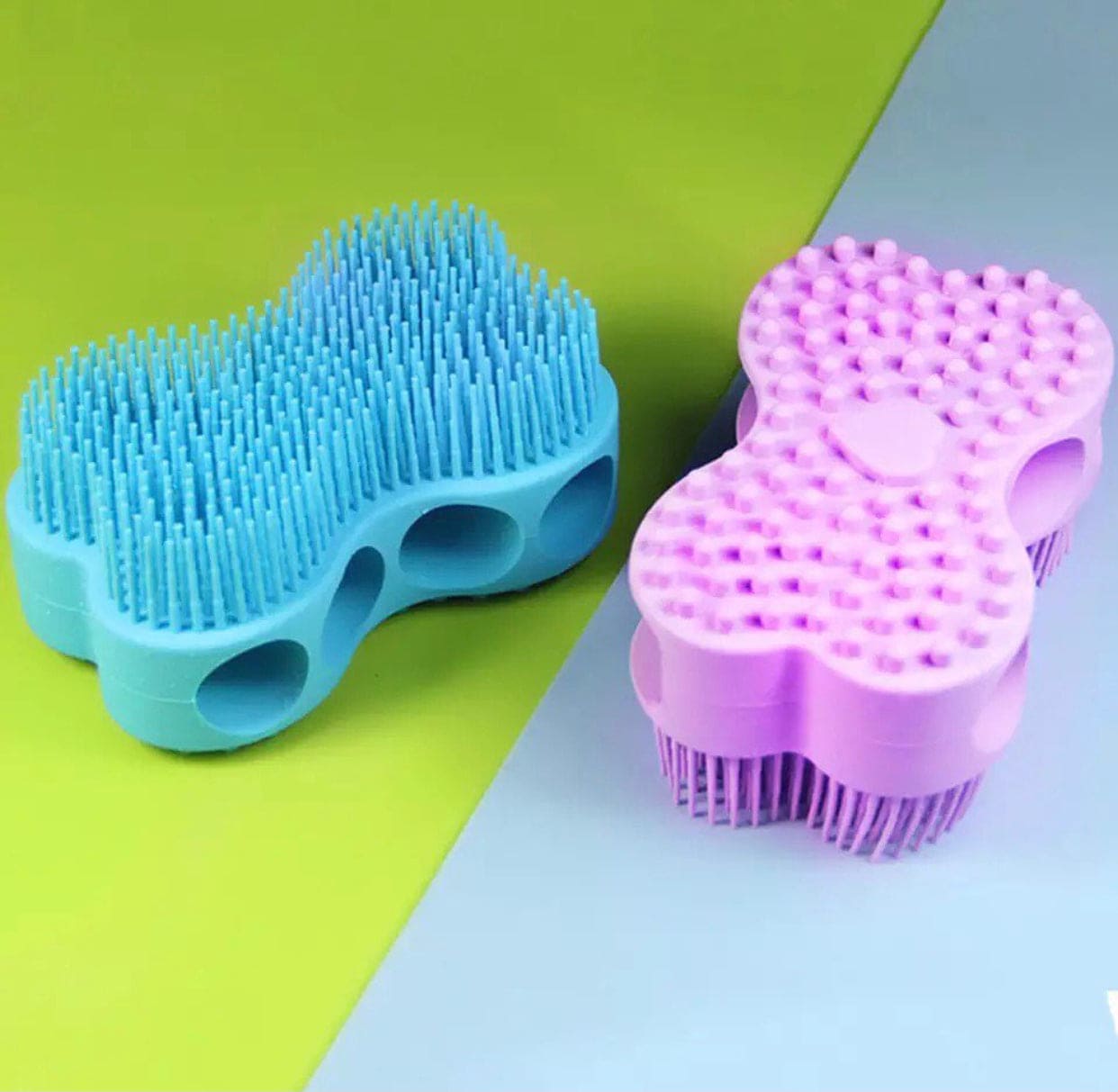 Silicone Bath Brush For Babies, Baby Shampoo Shower Brush, Silicone Body Scrubber, Massage Body Bath Brush