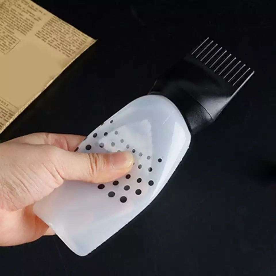 120ml Empty Hair Dye Bottle, Reusable With Applicator Brush Bottles, Convenient Perm Dyed Hair Shampoo Bottle, Oil Comb Dispensing Applicator Bottles, Hair Styling Tool