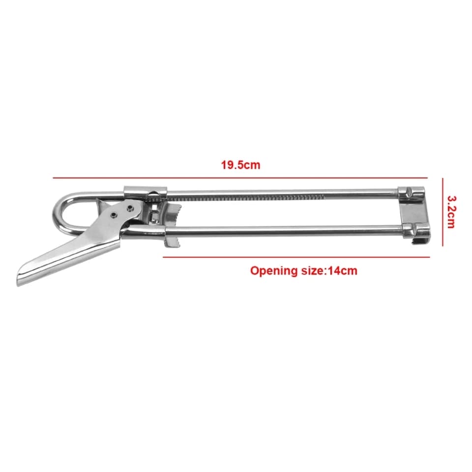 Multifunctional Bottle Cap Opener, Stainless Steel Jar Opener, Easy Opening Cap Tool, Adjustable Jar and Bottle Opener, Jar Lid Gripper