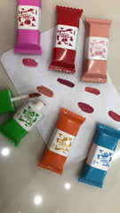 Set Of 6 Sweet Color Waterproof Lipgloss, Lipstick For Party Gathering