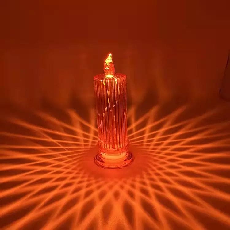 New LED Candle, Plastic Mini Candle Lamp, Flamless Night Light Candle, Decoration Ornament Wedding Romantic Candles Light, Decoration Tea Light, Electronic Candle Lamp