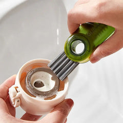 3 in 1 Bottle Mouth Cleaning Brush, Bottle Gap Cleaning Brush, Groove Cleaning Brush, Bottle Mouth Cleaning Brush, Multifunctional Bottle Gap Cleaner, Insulation Bottle Cup Cleaning Brush, Silicon Cup Cleaner Brush, Water Bottle Cleaning Brush