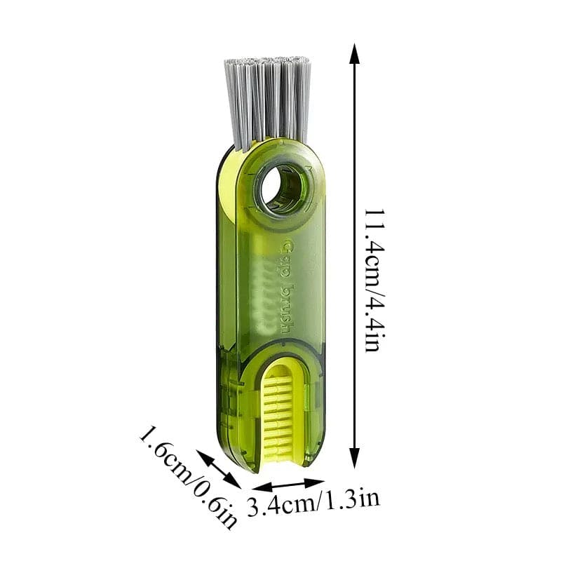 3 in 1 Bottle Mouth Cleaning Brush, Bottle Gap Cleaning Brush, Groove Cleaning Brush, Bottle Mouth Cleaning Brush, Multifunctional Bottle Gap Cleaner, Insulation Bottle Cup Cleaning Brush, Silicon Cup Cleaner Brush, Water Bottle Cleaning Brush