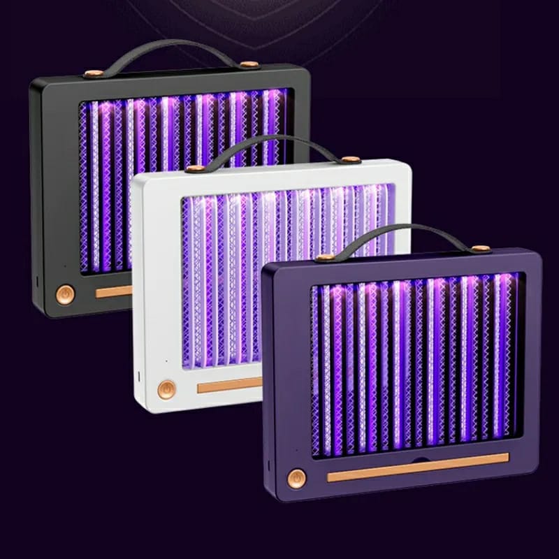 Wall Mounted Mosquito Killer Lamp, Electric Shock LED Insect Mosquito Trap, Insect Repellent Desk Lamp, Anti Mosquitoes Desktop Lamp, Portable Mosquito Insect Wave Bug Zapper, Outdoor Indoor LED Mosquito Eliminator