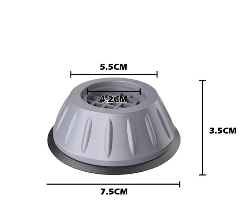 Set Of 4 Washing Machine Pads, Anti Vibration Feet Pads, Shock and Noise Cancelling Washing Machine Support, Anti Vibration Rubber