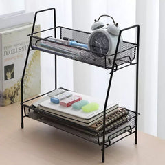 Smart Iron Storage Rack, Cosmetic Makeup Basket, Iron Spice Seasoning Rack, Shelf Kitchen Tableware Organizing Rack