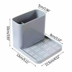 Wall Mounted Multifunctional Toothpaste And Soap Holder, Wall Mounted-Multifunctional Convenient Durable Space Saving, Holder Stand Bathroom Organizer, Bathroom Storage Organizer