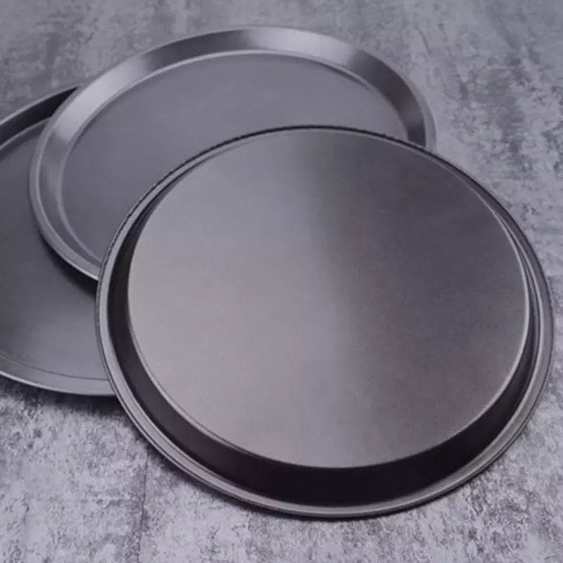 Non-Stick Pizza Pan, Round Pizza Pan Deep Dish Tray, Carbon Steel Non Stick Mold Baking Tool