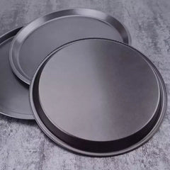 Non-Stick Pizza Pan, Round Pizza Pan Deep Dish Tray, Carbon Steel Non Stick Mold Baking Tool