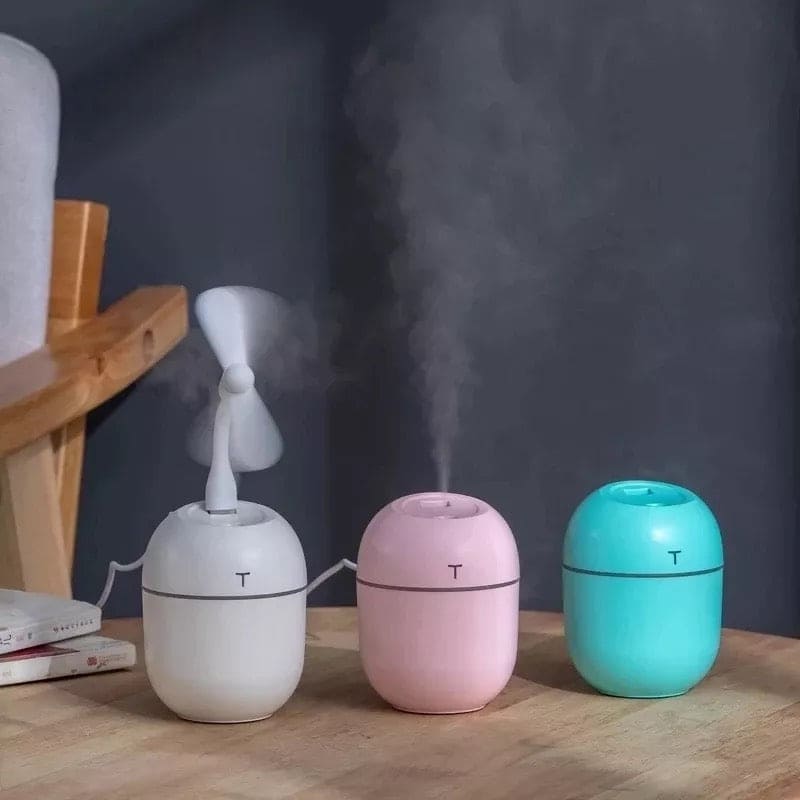 Mini Portable Ultrasonic Air Humidifer, Aroma Essential Oil Diffuser, USB Mist Maker, Mute Desktop Humidifier, LED Display Office Car Diffuser