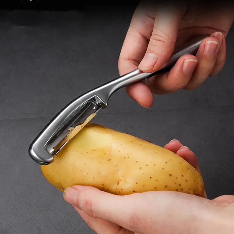 Stainless Steel Y Shaped Peeler, Vegetable Fruit Peeler, Ilium Vegetable Peeler, Stainless Steel Fruit Peelers For Kitchen, Ergonomic Non-Slip Grip Peeler