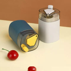 Pushup Toothpick Holder, Portable Transparent Toothpick Container, Toothpick Dispenser