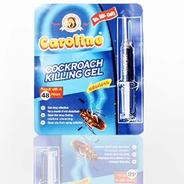 Caroline Cockroach Killing Gel, Anti Cockroach Killer Syringe, Medic Poison Gel Food Drug, Outdoor Indoor Syringe With Applicator, Cockroach Eliminator for Toilet Bedroom Kitchen