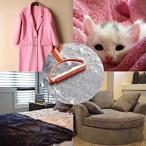 Manual Lint Catcher, Portable Lint Remover, Hair Scrapers Cleaning Tools, Double Sided Portable Hair Rrmover Brush, Artifact Clothes Pilling And Ball Removal, Fuzz Fabric Shaver Fur Remover, Manual Fabric Razor for Blankets, Sofas, Clothes