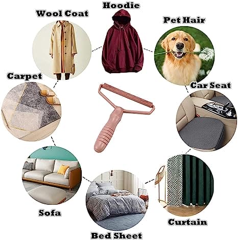 Manual Lint Catcher, Portable Lint Remover, Hair Scrapers Cleaning Tools, Double Sided Portable Hair Rrmover Brush, Artifact Clothes Pilling And Ball Removal, Fuzz Fabric Shaver Fur Remover, Manual Fabric Razor for Blankets, Sofas, Clothes
