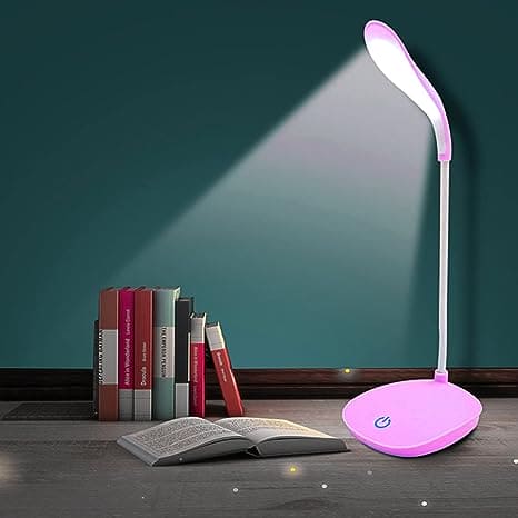 Bright Table Lamp, Foldable Portable LED Desk Lamp, Rechargeable Battery LED Stand Desk Lamp, Table Top Lanterns For Student Study, Reading Book Lights, LED Flexible Eye Protection Lights Table Lamp