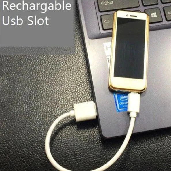 Mini iPhone Lighter, Electric Rechargeable Cigarette Lighter, Smart Drop Down Electronic Lighter, Pocket Smoking Lighter, Windproof Flameless Lighter, Mobile Phone Creative Lighter Electric