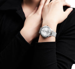 Naviforce - NF5023 Quartz Watches for Women Dial Elegant Waterproof Wristwatch - Silver