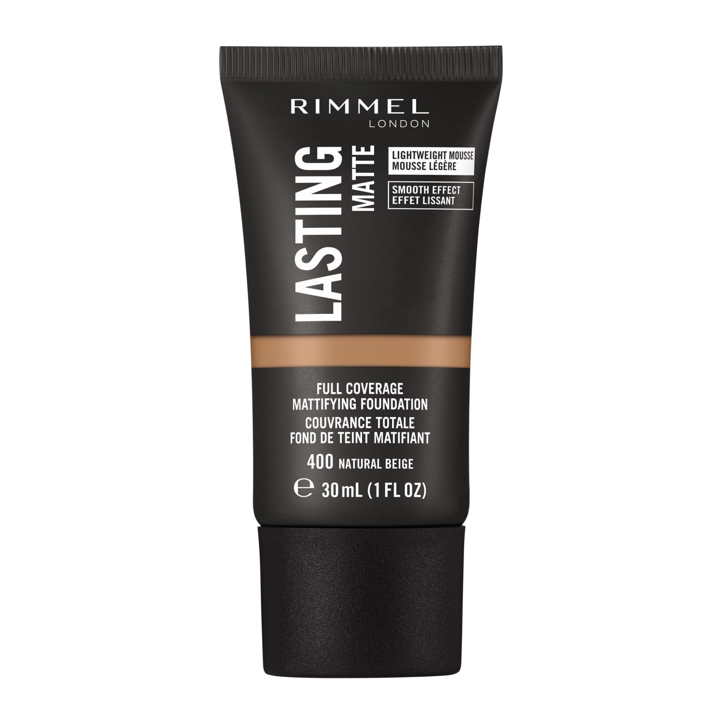 Rimmel London - Lasting Finish Matte Foundation, 400 Natural Beige, 30ml