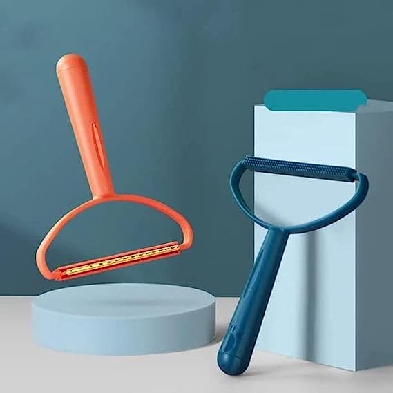Manual Lint Catcher, Portable Lint Remover, Hair Scrapers Cleaning Tools, Double Sided Portable Hair Rrmover Brush, Artifact Clothes Pilling And Ball Removal, Fuzz Fabric Shaver Fur Remover, Manual Fabric Razor for Blankets, Sofas, Clothes