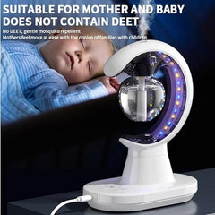 Smart Mosquito Repellent Humidifier, 3 In 1 Household Pest Repeller, Electric Multifunctional Silent Bedroom Spray Air Humidifier, Bug Zapper with UV Light, Ultrasonic Repellent Humidifier