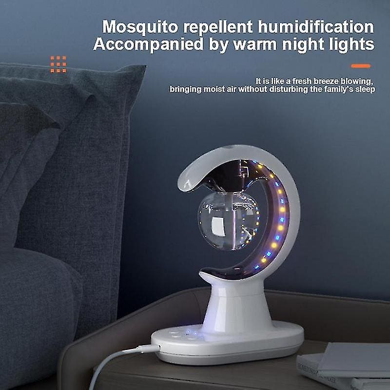 Smart Mosquito Repellent Humidifier, 3 In 1 Household Pest Repeller, Electric Multifunctional Silent Bedroom Spray Air Humidifier, Bug Zapper with UV Light, Ultrasonic Repellent Humidifier