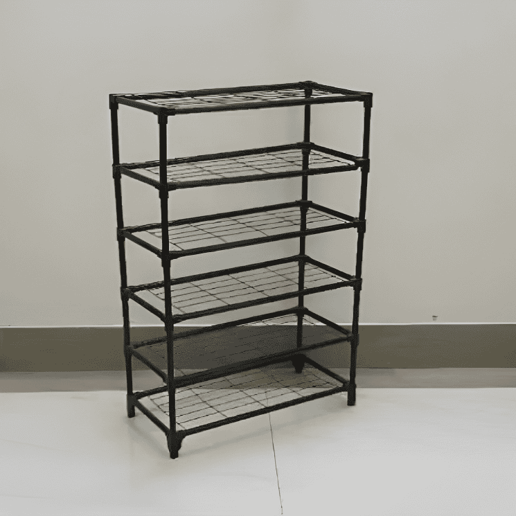5 Layer Wardrobe Shoe Rack, Portable Shoe Rack With Zip Cover, Portable Folding Wardrobe Cum Shoe Rack, Multipurpose Storage Shoe Rack With Cover, Home Dorm Storage Closet, Dustproof Shoes Rack, Non-Woven Fabric Shoe Stands Organizer