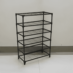 5 Layer Wardrobe Shoe Rack, Portable Shoe Rack With Zip Cover, Portable Folding Wardrobe Cum Shoe Rack, Multipurpose Storage Shoe Rack With Cover, Home Dorm Storage Closet, Dustproof Shoes Rack, Non-Woven Fabric Shoe Stands Organizer