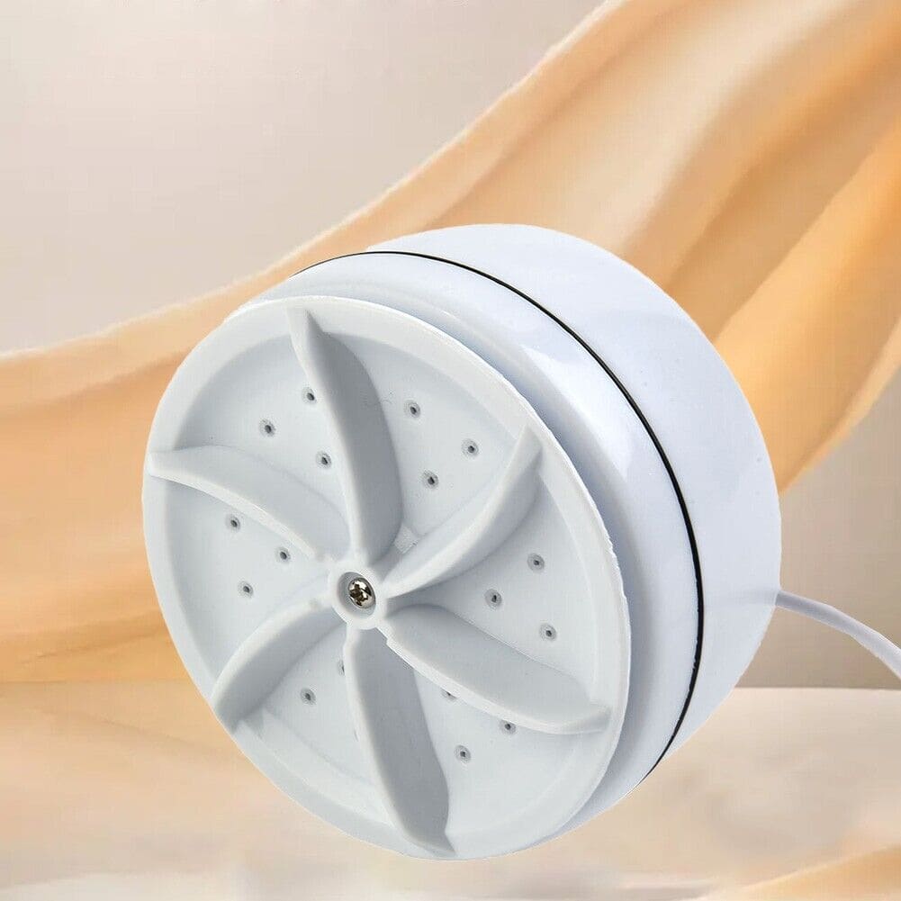 2 in 1 Ultrasonic Turbo Washing Machine, Portable Travel Washer, Air Bubble And Rotating Mini Ultrasonic Washing Machine,  Portable Removes Dirt Washer, USB Cable Machine for Travel