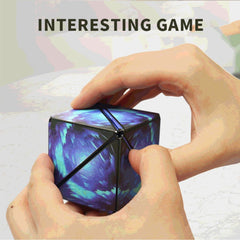 3D Shape Shifting Cube, Anti Stress Hand Flip Puzzle, Triple Dimensional Geometric Cube, Magnetic Puzzle Cube Toy, Professional Speed Variety Puzzle, Mind Thinking Learning Educational Toy, Face Changeable Magnetic Magic Block